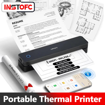 🖨️ HPRT INKLESS PORTABLE A4 THERMAL PRINTER