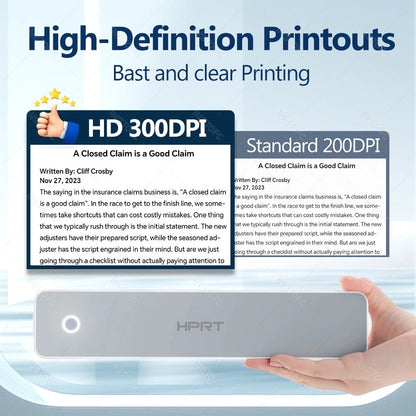 🖨️ HPRT INKLESS PORTABLE A4 THERMAL PRINTER